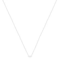 Collier argent 925 zirconias 45 cm