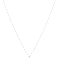 Collier argent zirconias 45 cm
