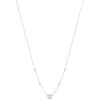 Collier argent 925 zirconias 45 cm