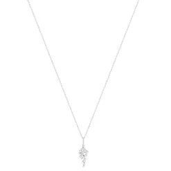 Collier argent 925 zirconias 45 cm