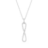 Collier argent 925 zirconias 45 cm