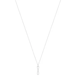 Collier argent 925 zirconias 45 cm