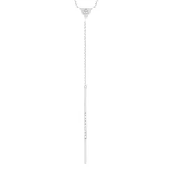 Collier argent 925 zirconias 48cm