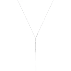 Collier argent 925 zirconias 48cm