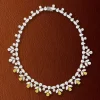Collier argent 925 zirconias 40 cm