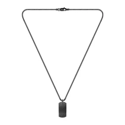 Collier BOSS acier noir