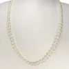Collier choker d'occasion or 750 jaune perles de culture du japon 51cm