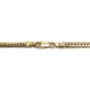 Collier d'occasion en or jaune 750, maille anglaise, 42.5 cm