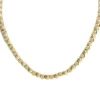 Collier d'occasion en or jaune 750, maille boules, 44,5 cm