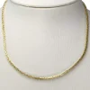 Collier d'occasion en or jaune 750, maille fantaisie, 40 cm