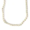 Collier d'occasion en or 750, perles de culture du japon, 45 cm
