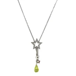 Collier d'occasion or 750 blanc maille forçat