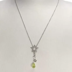 Collier d'occasion or 750 blanc maille forçat