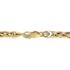 Collier d'occasion or 750 jaune en chute maille palmier