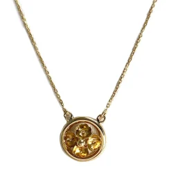 Collier d'occasion or 750 jaune fleur