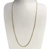 Collier d'occasion or 750 jaune maille fantaisie