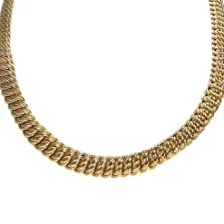 Collier d'occasion or 750 jaune maille américaine