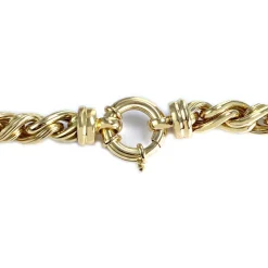 Collier d'occasion or 750 jaune maille fantaisie 50 cm