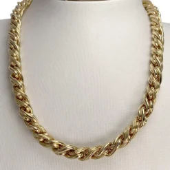 Collier d'occasion or 750 jaune maille fantaisie 50 cm