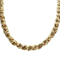 Collier d'occasion or 750 jaune maille fantaisie 50 cm