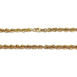 Collier d'occasion or 750 jaune maille fantaisie