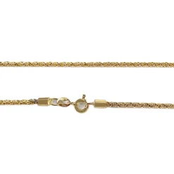 Collier d'occasion or 750 jaune maille torsadée