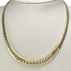 Collier d'occasion or 750 jaune maille anglaise