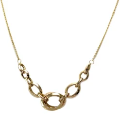 Collier d'occasion or 750 jaune maille jaseron 43 cm