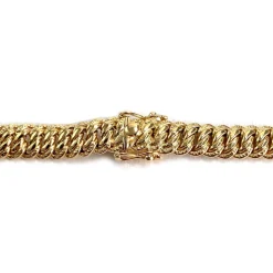 Collier d'occasion or 750 jaune maille américaine 46 cm