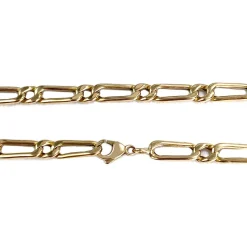 Collier d'occasion or 750 jaune maille cheval et alternée 52.5cm