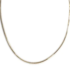 Collier d'occasion or 750 jaune maille fantaisie