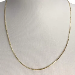 Collier d'occasion or 750 jaune maille fantaisie