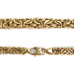 Collier d'occasion or 750 jaune maille fantaisie