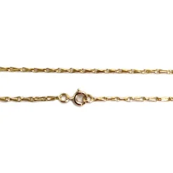 Collier d'occasion or 750 jaune maille fantaisie