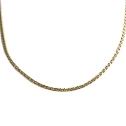 Collier d'occasion or 750 jaune maille fantaisie