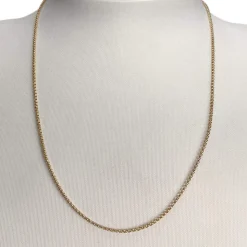 Collier d'occasion or 750 jaune maille jaseron