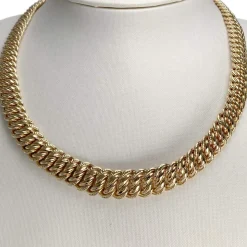 Collier d'occasion or 750 jaune maille américaine
