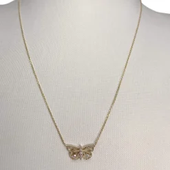Collier d'occasion or 375 jaune maille forcat diamant