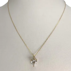 Collier d'occasion or 750 jaune maille forcat diamant