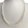 Collier d'occasion or 750 jaune perle de culture du japon 50cm