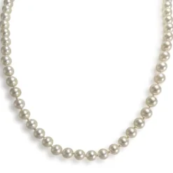 Collier d'occasion or 750 jaune perle de culture du japon 50cm