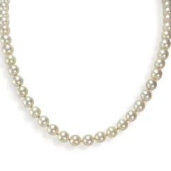 Collier d'occasion or 750 jaune perle de culture