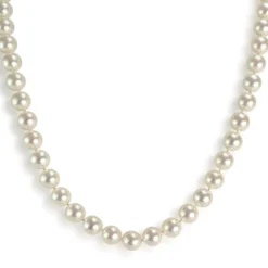 Collier d'occasion or 750 jaune perles de culture AKOYA