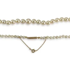 Collier d'occasion or 750 jaune perle de culture