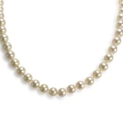 Collier d'occasion or 750 jaune perles de culture du japon 47 cm.