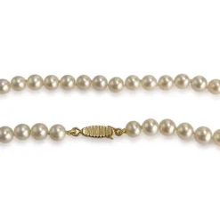 Collier d'occasion or 750 jaune perles de culture