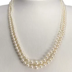Collier d'occasion or 750 jaune perle de culture