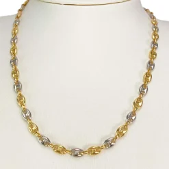 Collier d'occasion or 750 jaune § rhodié