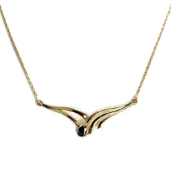 Collier d'occasion or 750 jaune saphir
