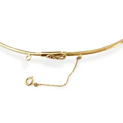 Collier d'occasion or 750 jaune saphir diamants